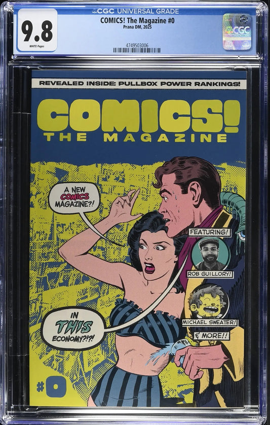 Comics The Magazine #0 Graded CGC 9.8 - Comic Book