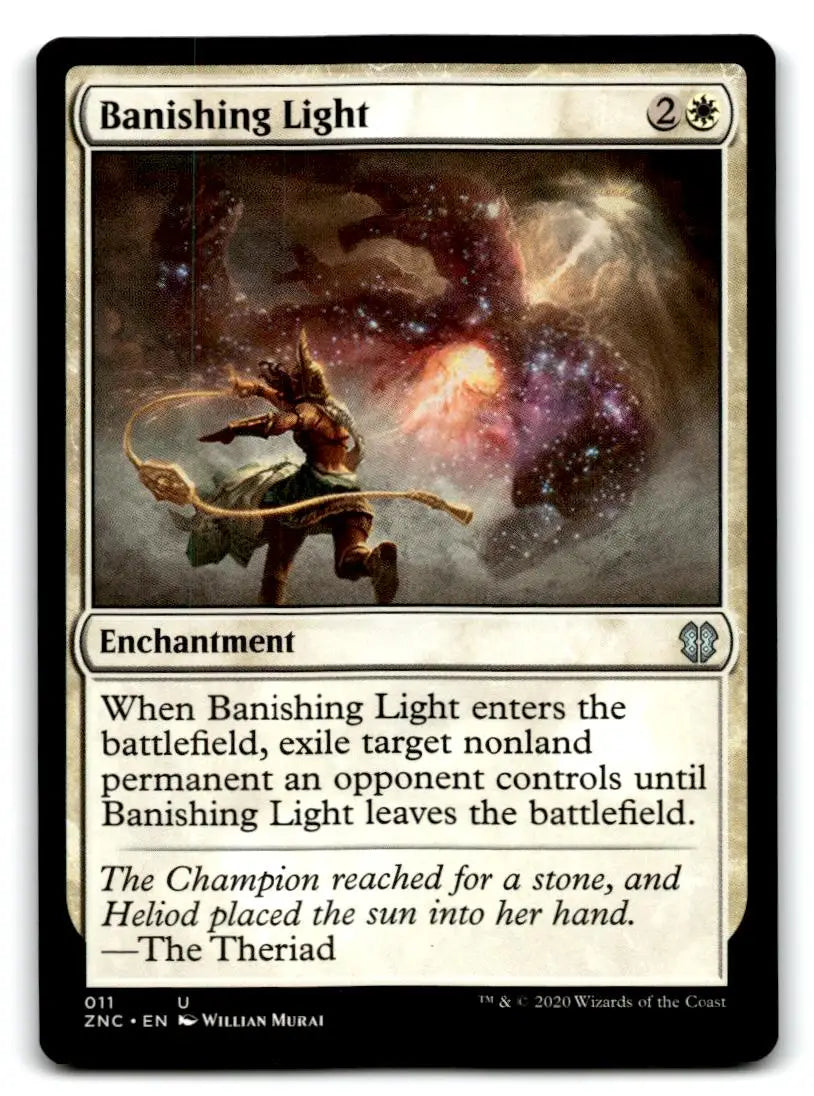Commander: Zendikar Rising #11 Banishing Light - Magic Card Single