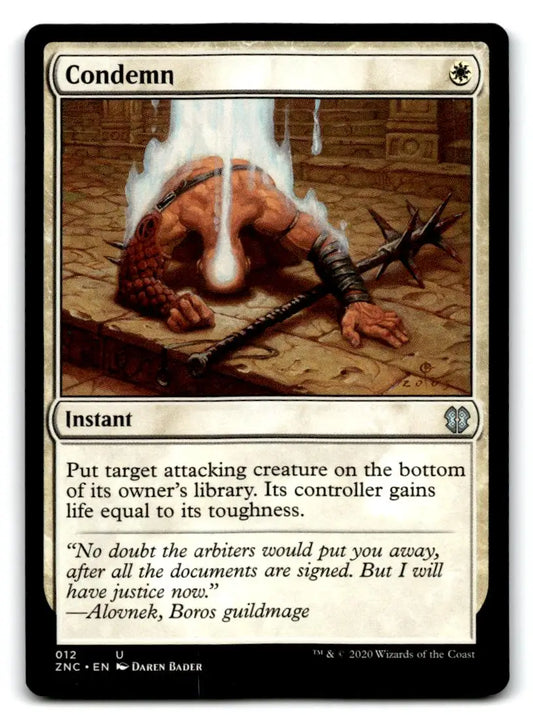 Commander: Zendikar Rising #12 Condemn - Magic Card Single