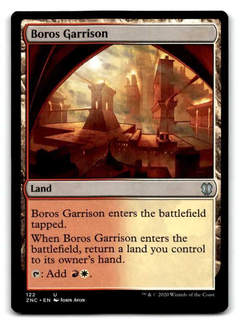 Commander: Zendikar Rising #122 Boros Garrison - Magic Card Single