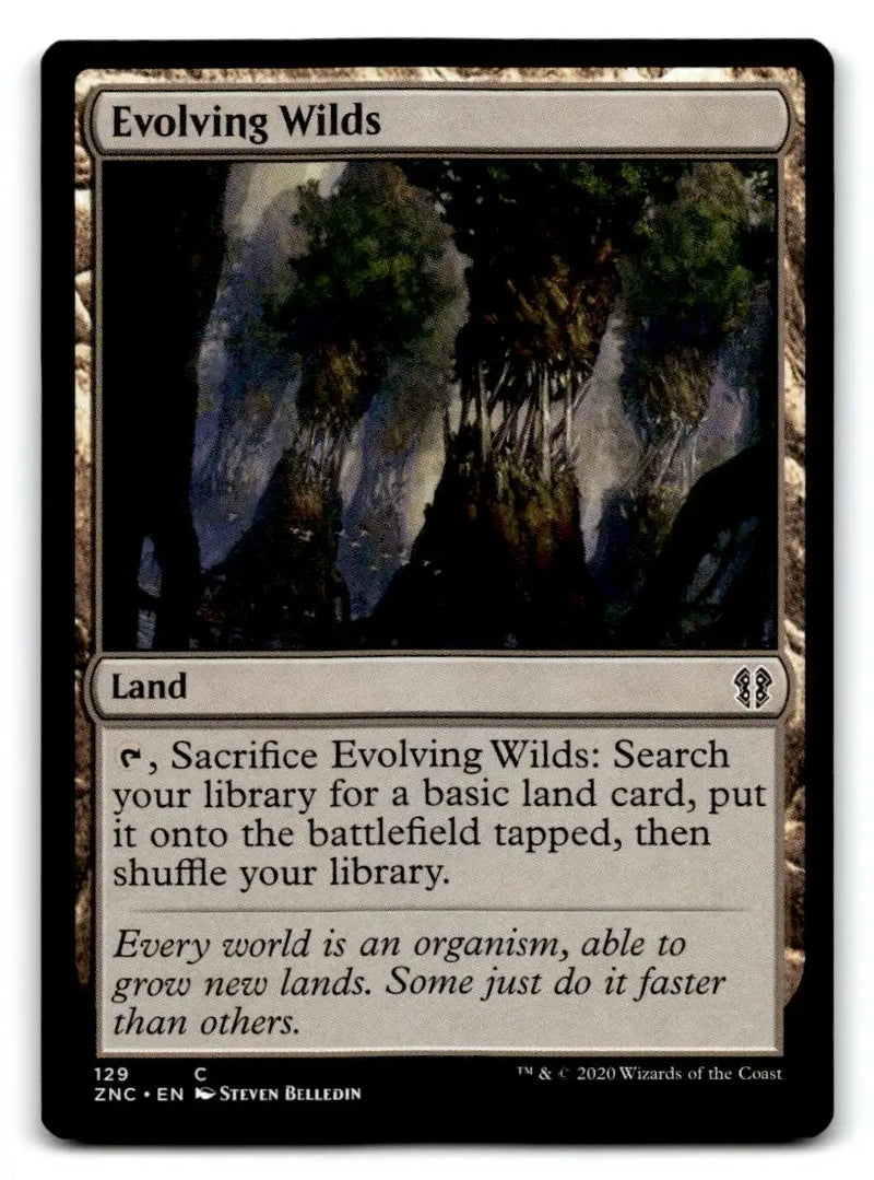 Commander: Zendikar Rising #129 Evolving Wilds - Magic Card Single