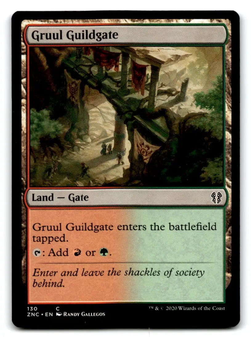 Commander: Zendikar Rising #130 Gruul Guildgate - Magic Card Single