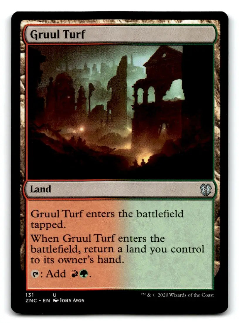 Commander: Zendikar Rising #131 Gruul Turf - Magic Card Single