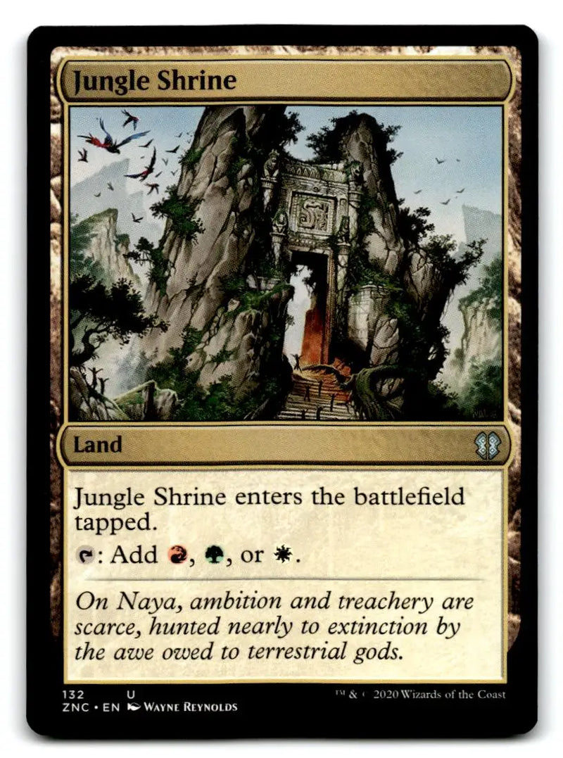Commander: Zendikar Rising #132 Jungle Shrine - Magic Card Single