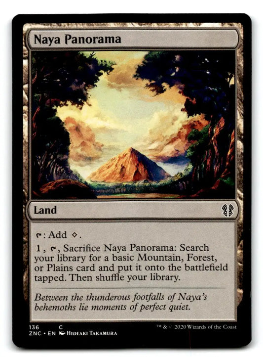 Commander: Zendikar Rising #136 Naya Panorama - Magic Card Single