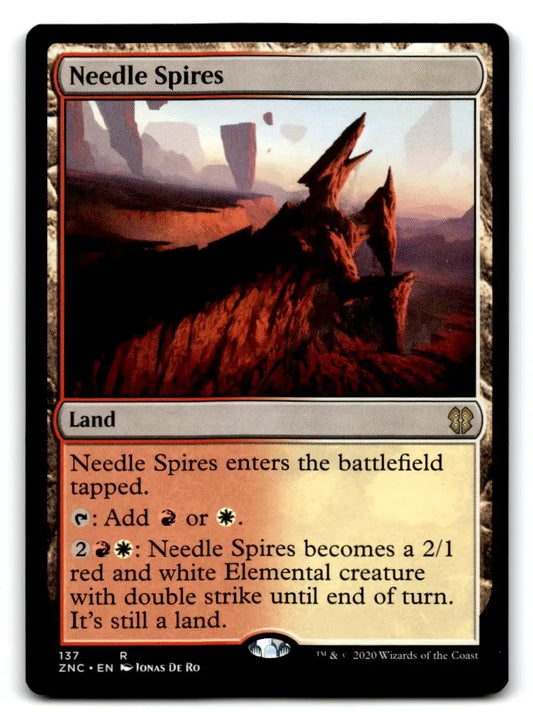 Commander: Zendikar Rising #137 Needle Spires - Magic Card Single