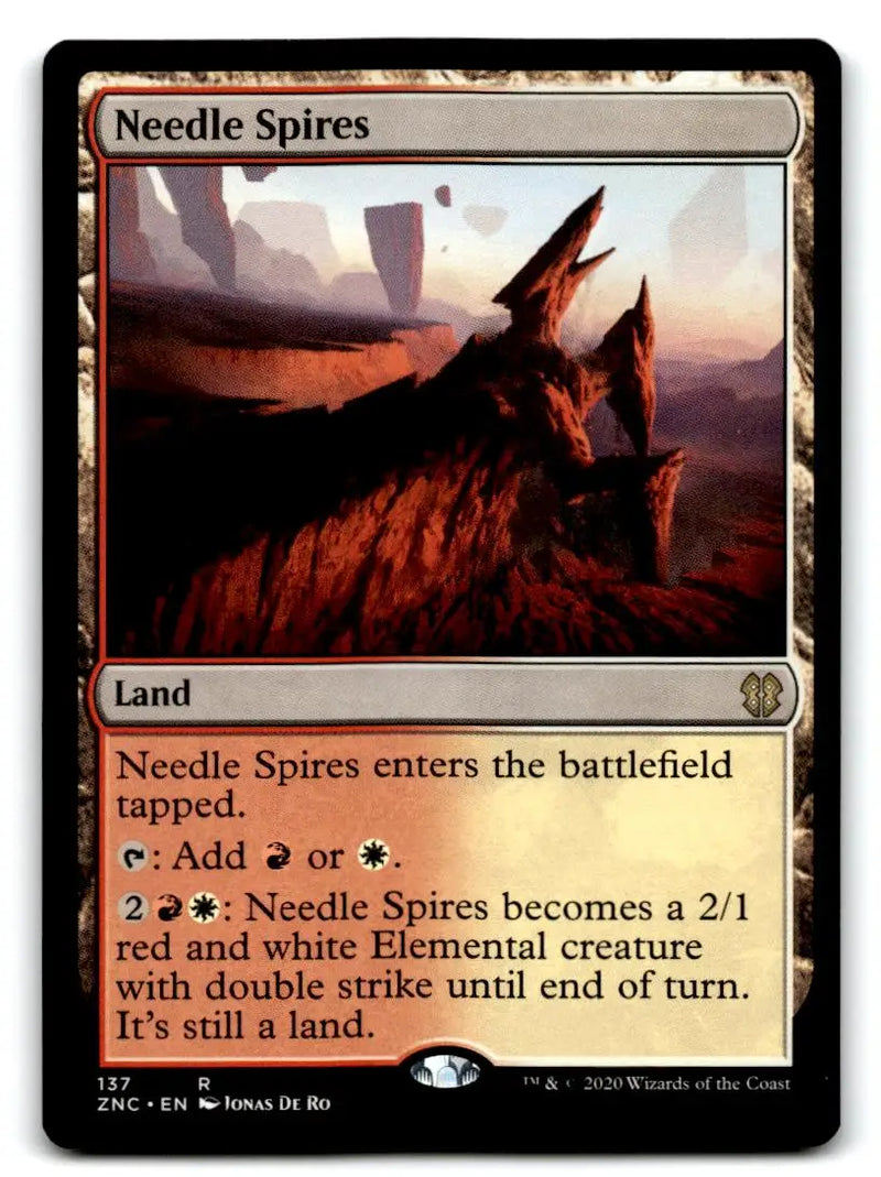 Commander: Zendikar Rising #137 Needle Spires - Magic Card Single