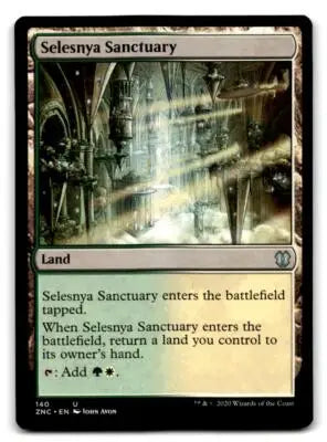 Magic The Gathering Commander Selesnya Sanctuary Zendikar Rising trading card product