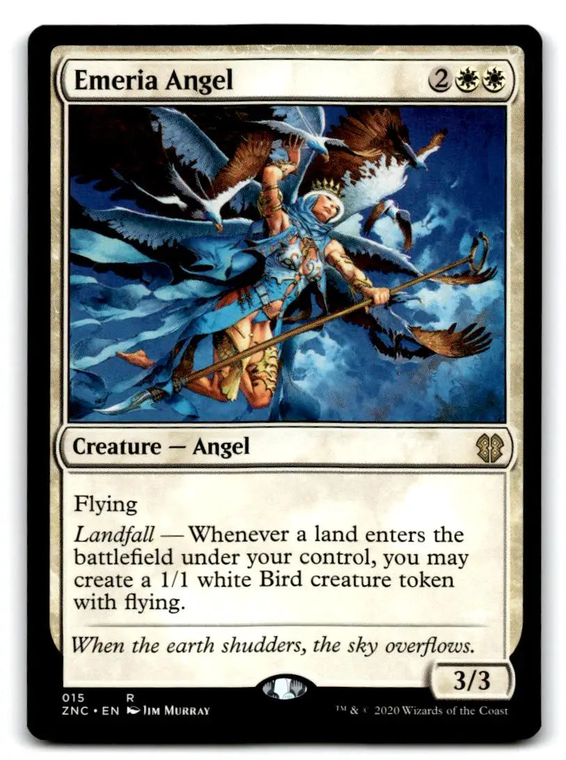 Commander: Zendikar Rising #15 Emeria Angel - Magic Card Single