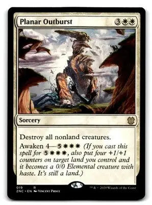 Commander: Zendikar Rising #19 Planar Outburst - Magic Card Single