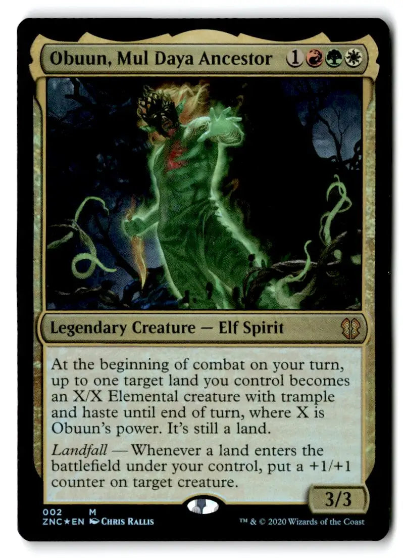 Commander: Zendikar Rising #2 Obuun Mul Daya Ancestor Foil - Magic Card Single