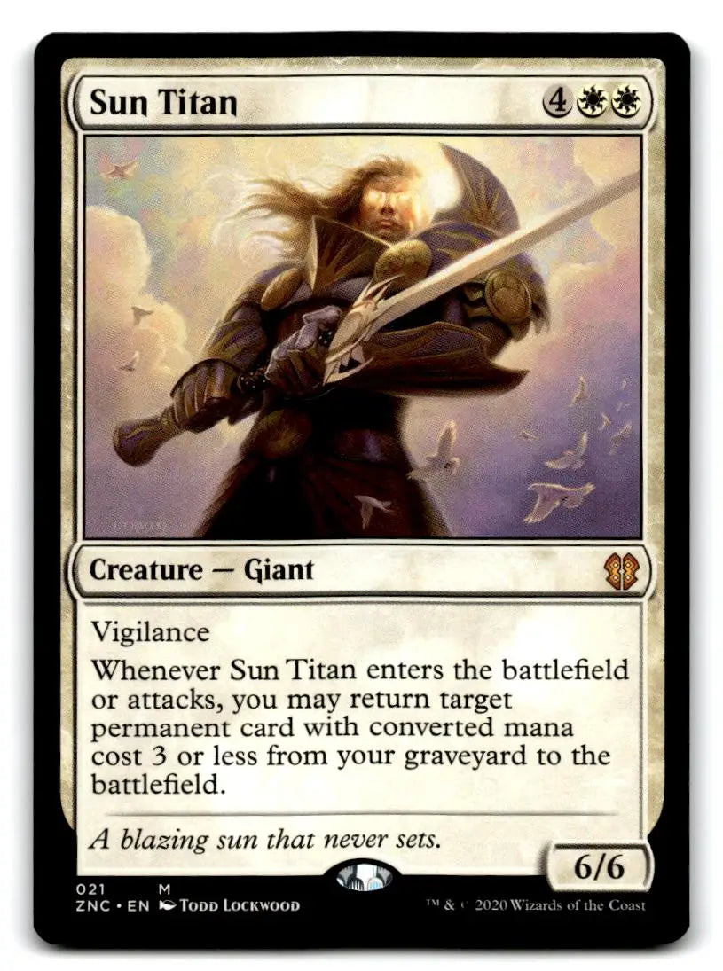 Commander: Zendikar Rising #21 Sun Titan - Magic Card Single