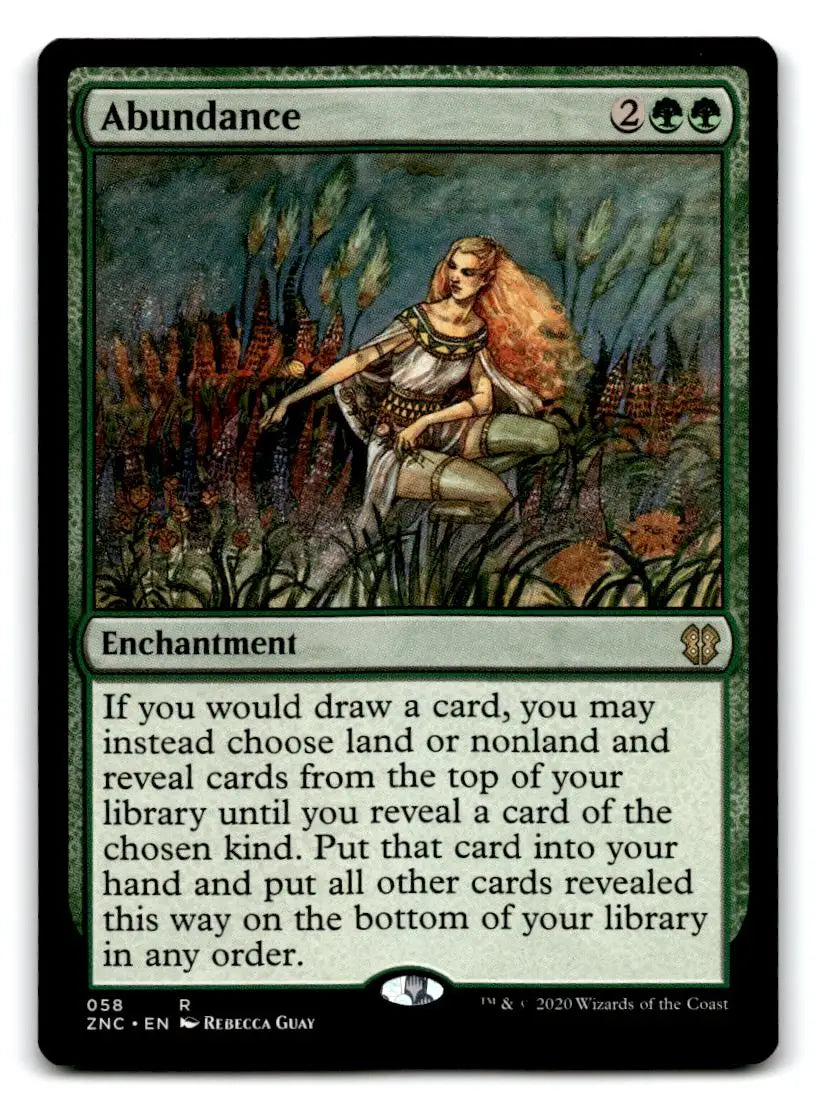 Commander: Zendikar Rising #58 Abundance - Magic Card Single
