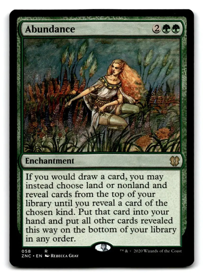 Commander: Zendikar Rising #58 Abundance - Magic Card Single