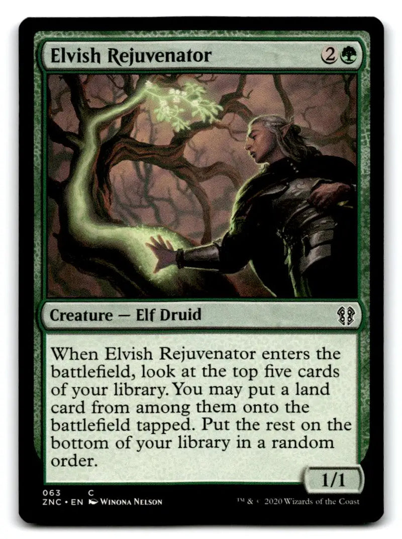 Commander: Zendikar Rising #63 Elvish Rejuvenator - Magic Card Single