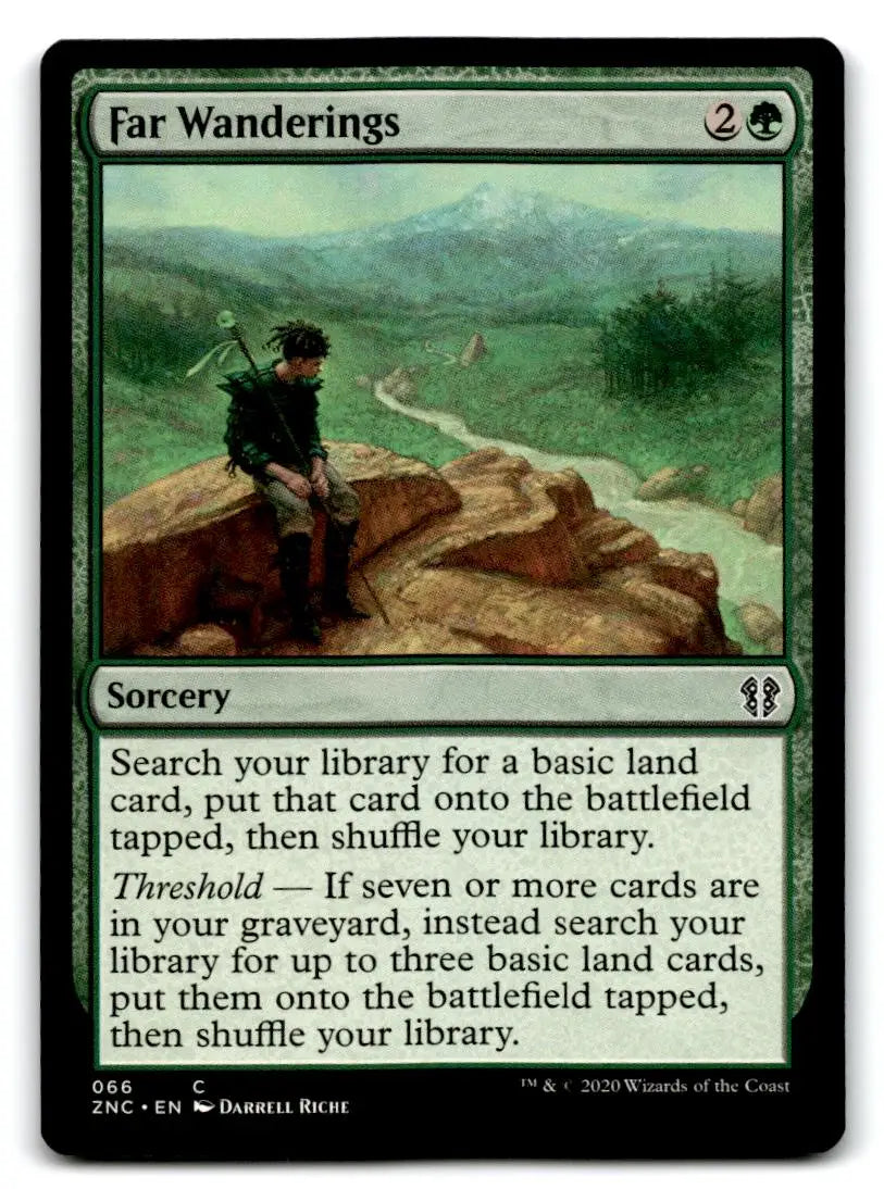 Commander: Zendikar Rising #66 Far Wanderings - Magic Card Single