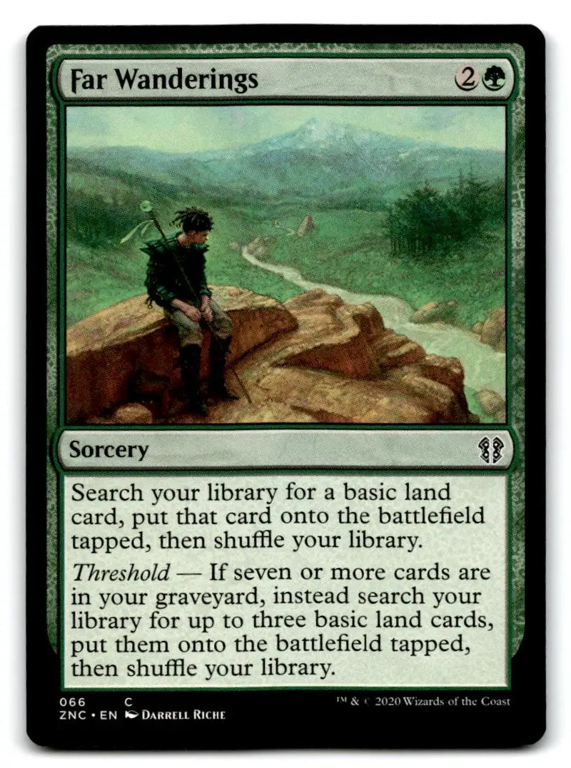 Commander: Zendikar Rising #66 Far Wanderings - Magic Card Single