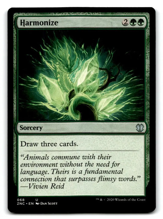 Commander: Zendikar Rising #68 Harmonize - Magic Card Single