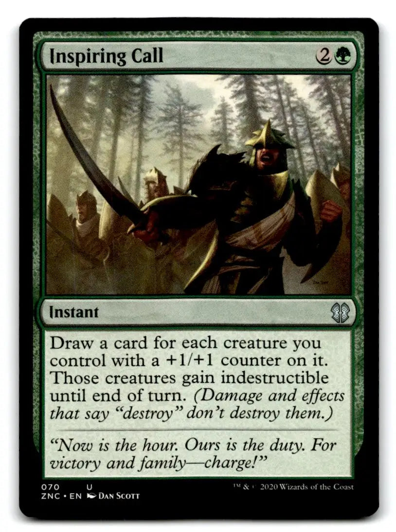 Commander: Zendikar Rising #70 Inspiring Call - Magic Card Single