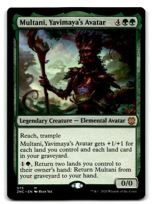 Commander: Zendikar Rising #75 Multani Yavimaya’s Avatar - Magic Card Single