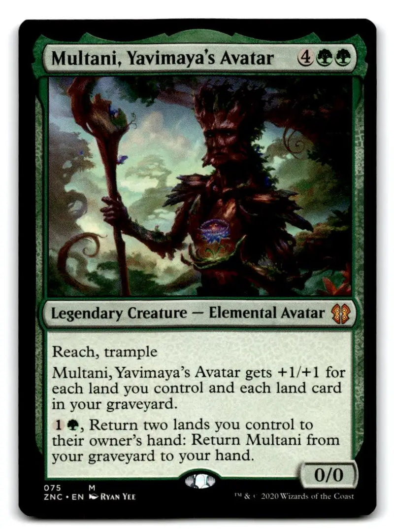 Commander: Zendikar Rising #75 Multani Yavimaya’s Avatar - Magic Card Single