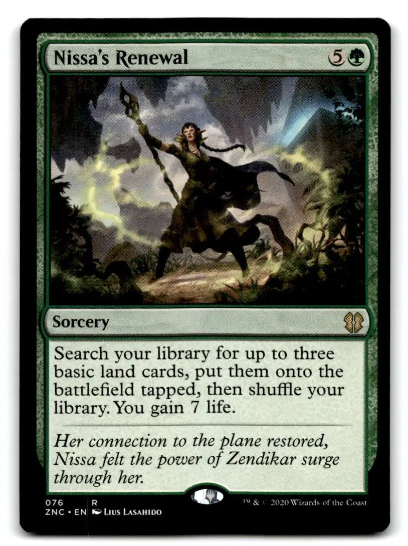 Commander: Zendikar Rising #76 Nissa’s Renewal - Magic Card Single