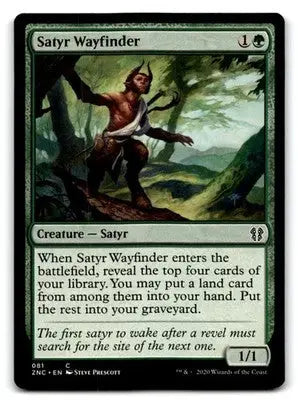 Commander: Zendikar Rising #81 Satyr Wayfinder - Magic Card Single