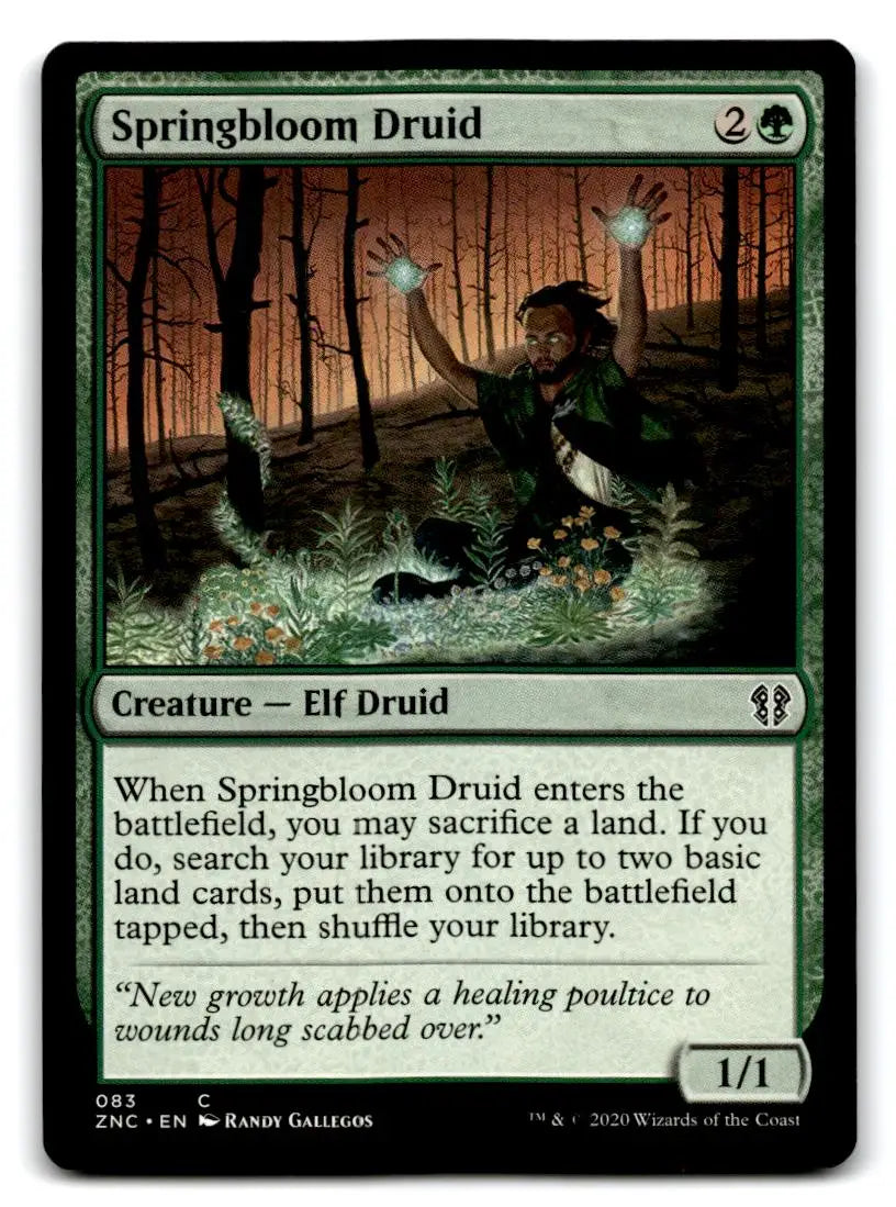Commander: Zendikar Rising #83 Springbloom Druid - Magic Card Single