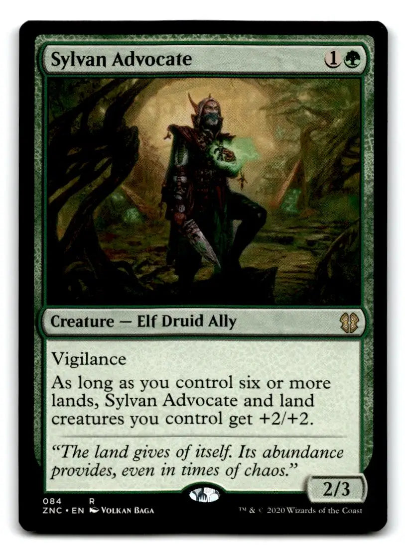 Commander: Zendikar Rising #84 Sylvan Advocate - Magic Card Single