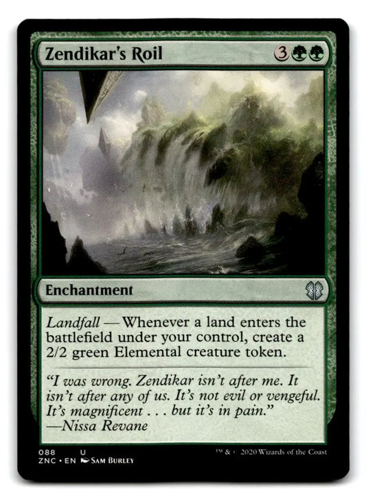 Commander: Zendikar Rising #88 Zendikar’s Roil - Magic Card Single