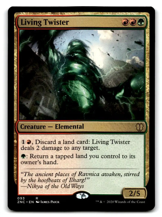 Commander: Zendikar Rising #93 Living Twister - Magic Card Single