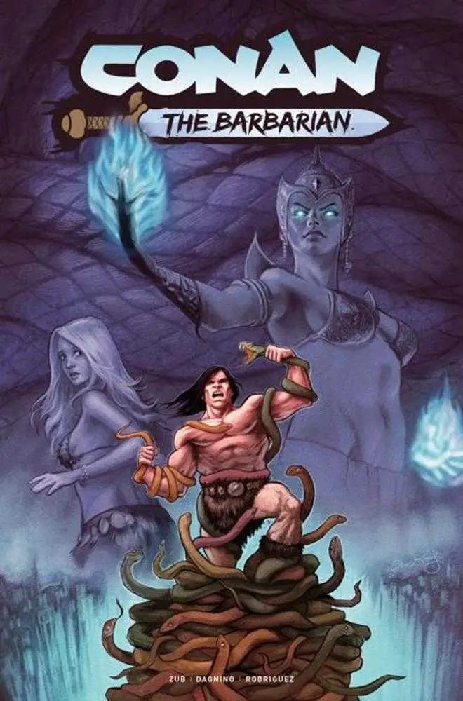 Conan the Barbarian comic book cover C Brandon Kenney variant featuring dynamic artwork