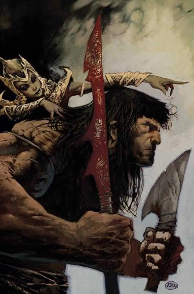 Conan The Barbarian #22 Cover G Sdcc Exclusive Jason Shawn Alexander Full Art Variant (Mature) Limited To 900 Copies