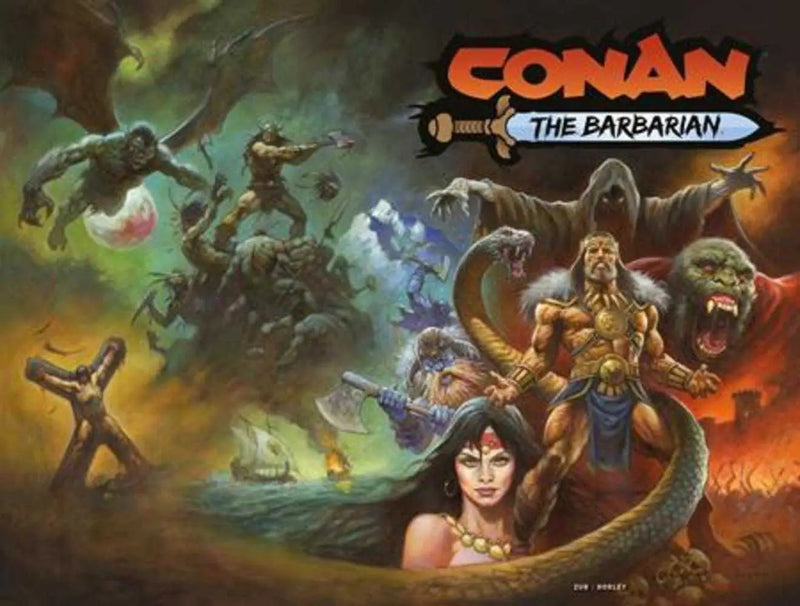 Conan The Barbarian #25 Cover A Alex Horley Wraparound (Mature) - Comic Book