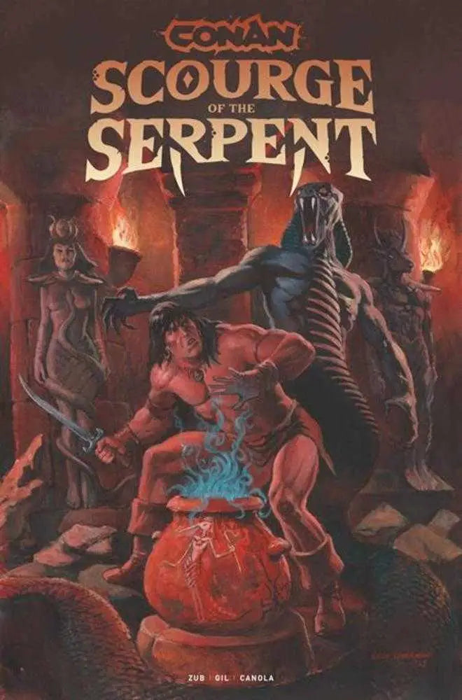 Conan The Barbarian Scourge Of The Serpent #1 (Of 4) Cover C Geof Isherwood Variant (Mature) - Comic Book