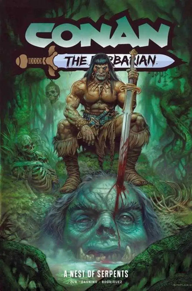 Conan The Barbarian TPB Volume 06 A Nest Of Serpents Direct Market Edition Greg Staples Cover (Mature) - Comic Book