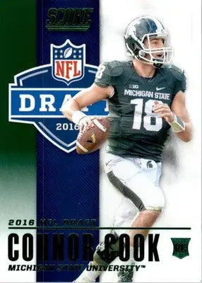 Connor Cook - 2016 Score - #3 - NFL Draft Green Football - Football Card Single
