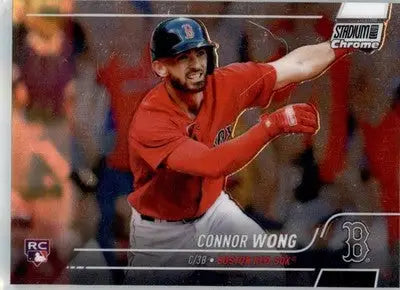 Connor Wong - 2022 Stadium Club Chrome - #155 - RC Baseball - Baseball Card Single