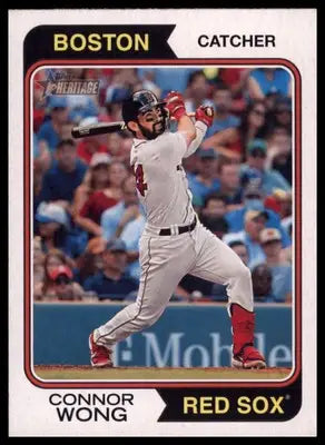 Connor Wong 2023 Topps Heritage #366 Boston Red Sox - Baseball Card Single