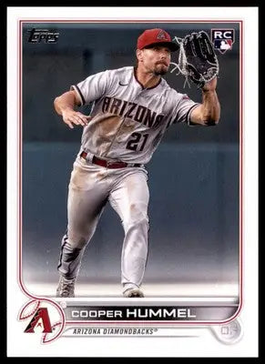 Cooper Hummel Rookie 2022 Topps Update #US314 Arizona Diamondbacks - Baseball Card Single