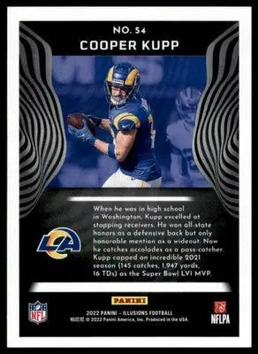 Cooper Kupp 2022 Panini Illusions Retail #54 Los Angeles Rams - Football Card Single