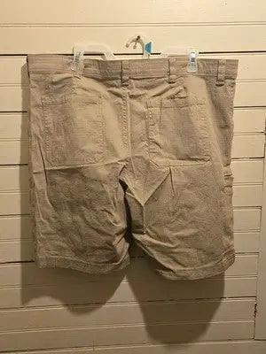 Copper & Oak Shorts Mens 40 Khaki Cargo Pockets Cotton Stretch Utility Casual - Apparel