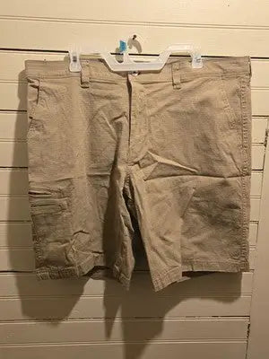 Copper & Oak Shorts Mens 40 Khaki Cargo Pockets Cotton Stretch Utility Casual - Apparel