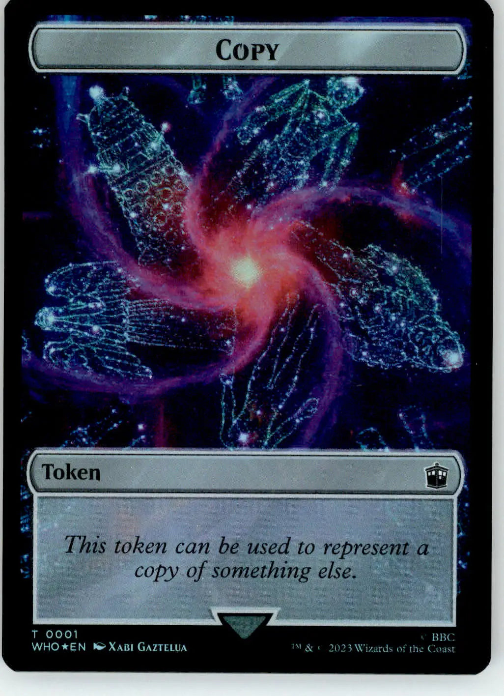 Copy // Clue Token - Universes Beyond: Doctor Who - 1 // 22 - Foil NM Magic - Magic Card Single
