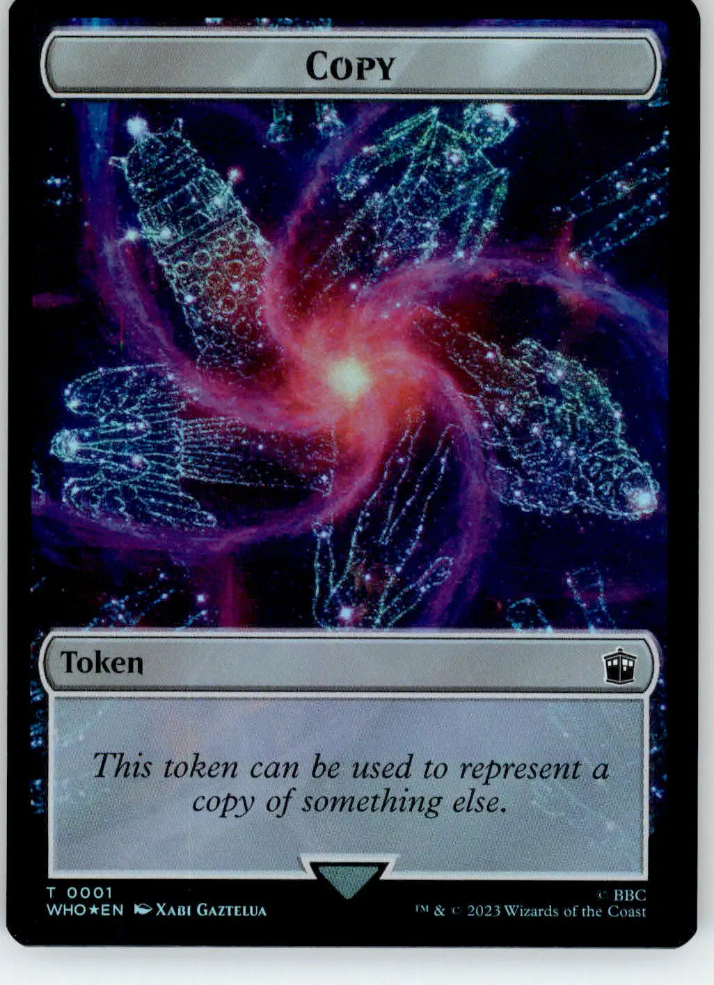 Copy // Food Token - Universes Beyond: Doctor Who - 1 // 27 - Foil NM Magic - Magic Card Single