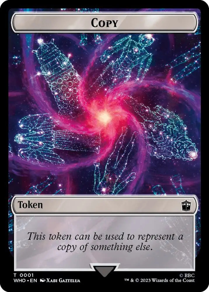 Copy // Food Token - Universes Beyond: Doctor Who - 1 // 27 - Foil NM Magic - Magic Card Single