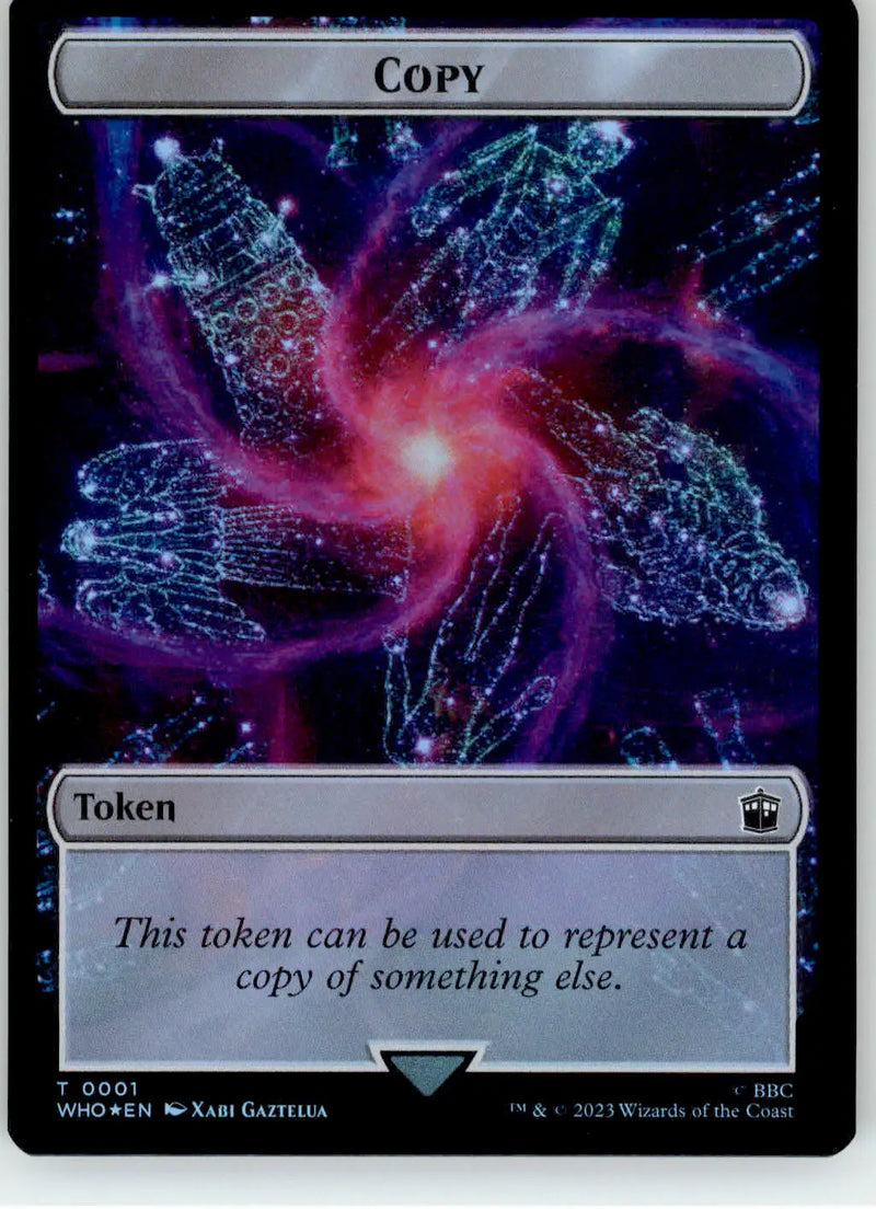 Copy // Food Token - Universes Beyond: Doctor Who - 1 // 27 - Foil NM Magic - Magic Card Single