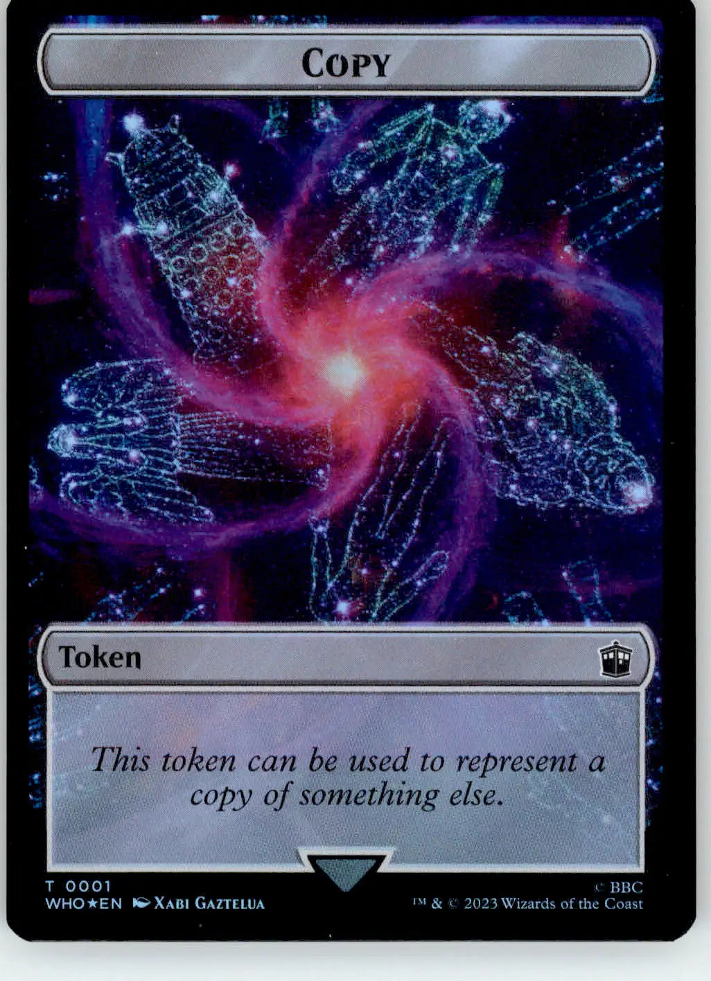 Copy // Treasure Token - Universes Beyond: Doctor Who - 1 // 31 - Foil NM Magic - Magic Card Single