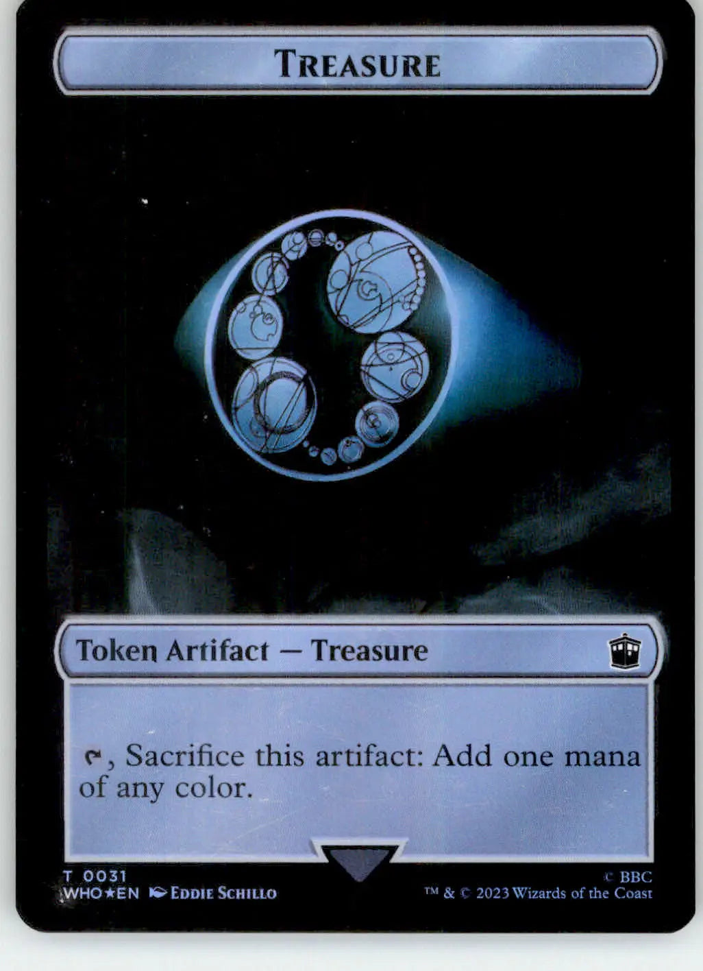 Copy // Treasure Token - Universes Beyond: Doctor Who - 1 // 31 - Foil NM Magic - Magic Card Single