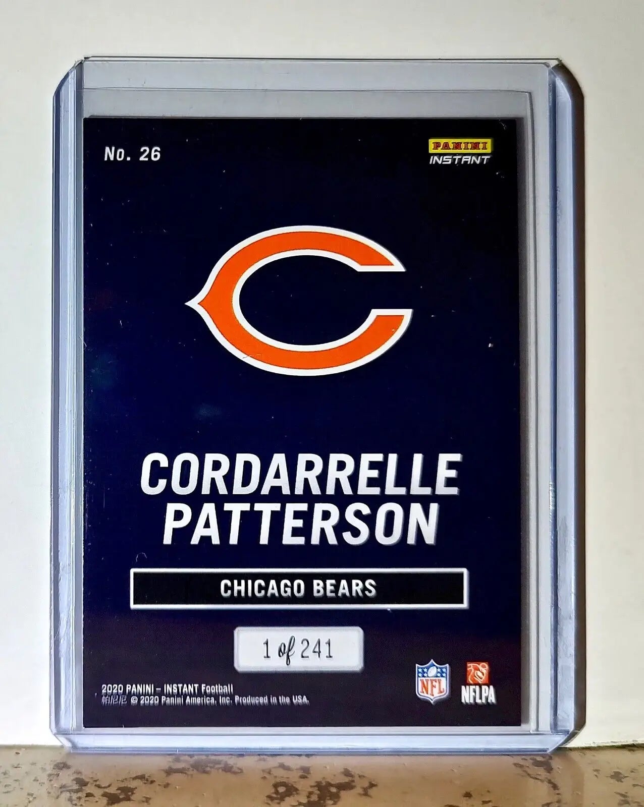 Cordarrelle Patterson 2020 Panini All-Pro NFL #26 Card 1/241 Chicago Bears - Football Card Single